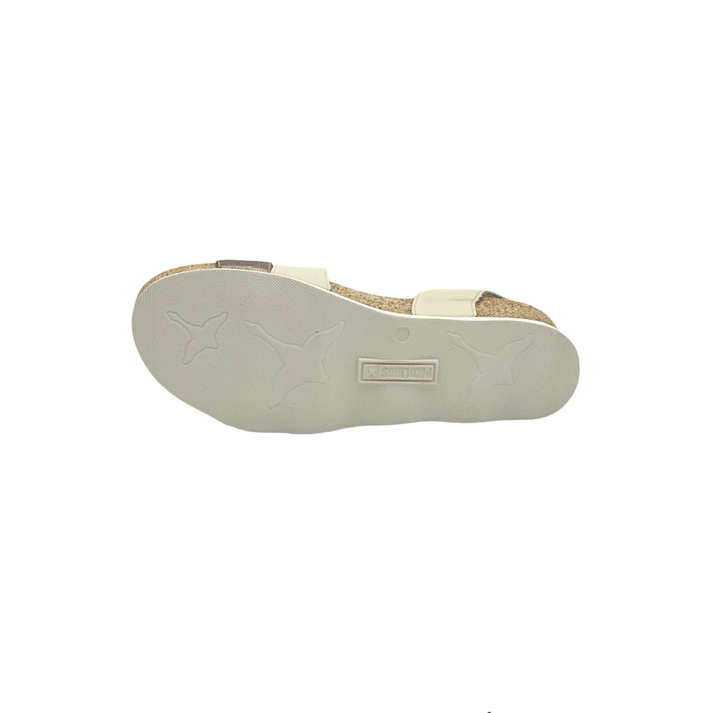 Pikolinos Leather Ankle Strap Sandals Mahon Stone - Medium - Picture 4 of 5